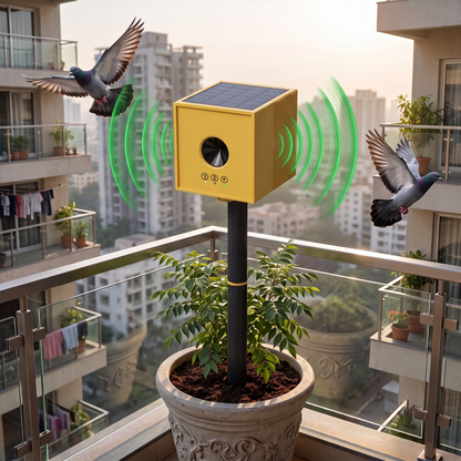 Perch Block Solar Pigeon Repeller