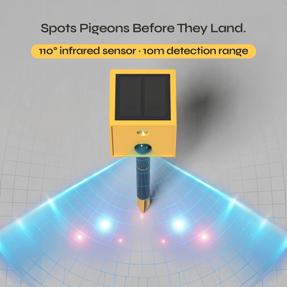 Perch Block Solar Pigeon Repeller